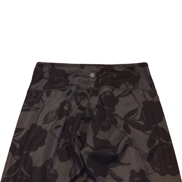 Lululemon Women's Brisk Bloom Wunder Under Capri Leggings Size 6 Yoga Gym 22" - Picture 5 of 6
